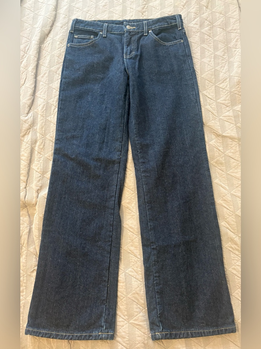 Dickies Flannel Lined Jeans Size 8 Workwear Gorpcore Utility Heritage Americana